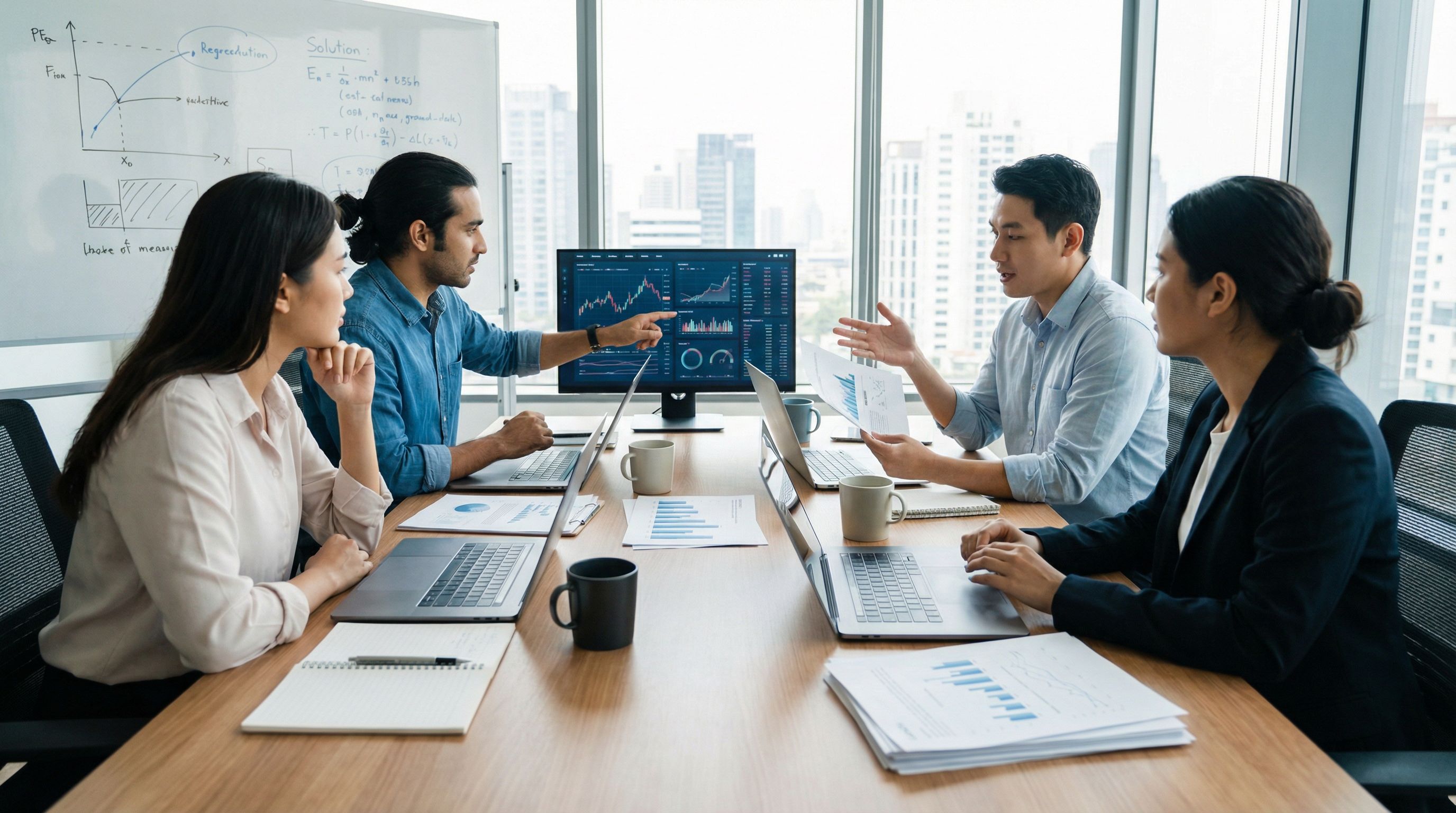 Editorial research meeting visual